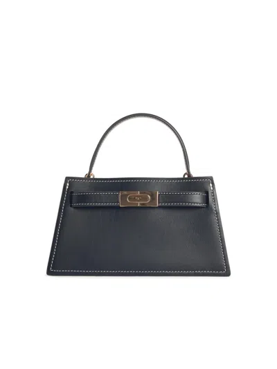 Tory Burch 'petite Lee Radziwill' Mini Bag In Black