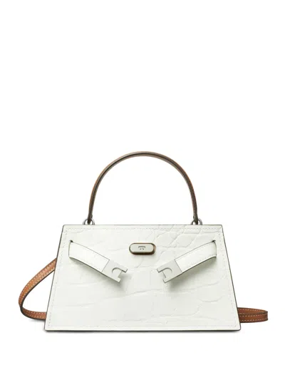 Tory Burch Petite Lee Radziwill Mini Bag In White