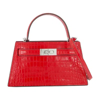 Tory Burch Petite Lee Radziwill Purse In Red
