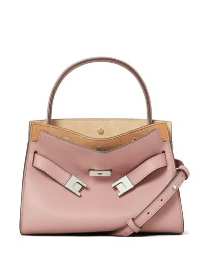 Tory Burch Petite Lee Radziwill Tote Bag In Pink