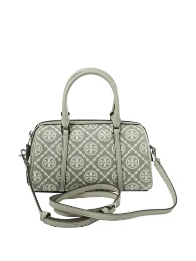 Tory Burch Petite T-monogram Tote Bag In Green