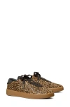 Tory Burch Phoenix Leopard Print Calf Hair Sneakers In Animal Print