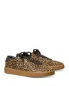 Tory Burch Phoenix Leopard Print Calf Hair Sneakers In Animal Print