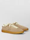 Tory Burch Phoenix Sneaker Contrast Heel Tab Rubber In Neutral