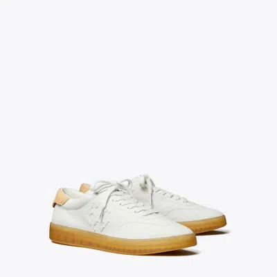 Tory Burch Phoenix Sneaker In White/white/brushed Almond