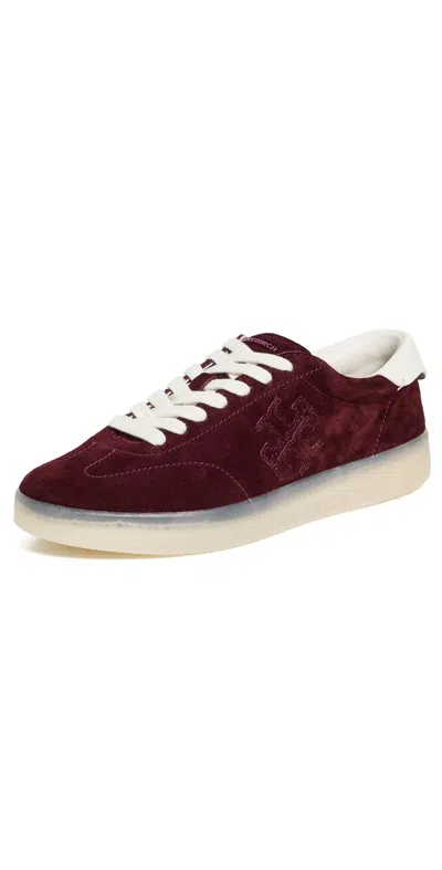 Tory Burch Phoenix Sneakers Dark Carmine/blanc In Brown