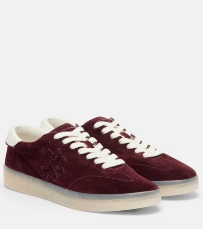 TORY BURCH PHOENIX SUEDE SNEAKERS