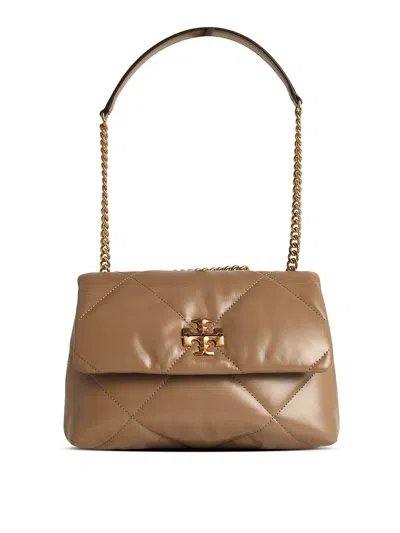 Tory Burch Picola  Crossbody Bag In Beige Leather