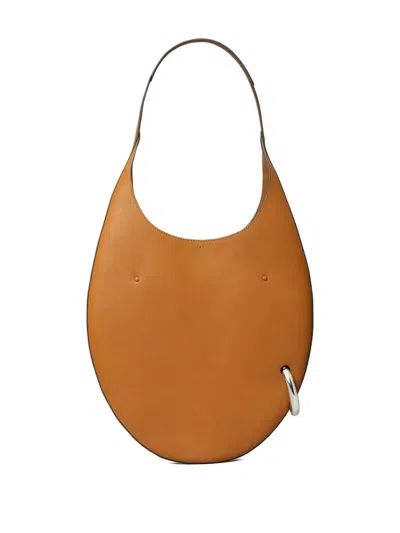 Tory Burch Pierced Bag In Sand
