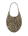 Tory Burch Pierced Calf Hair Handbag In Multi