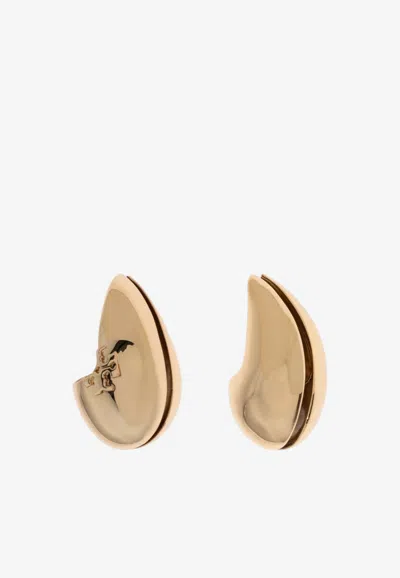 Tory Burch Pierced Clip-on Earrings In Gold