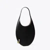 Tory Burch Pierced Handbag In Black/gold