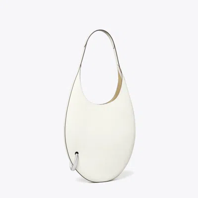 Tory Burch Pierced Handbag In White