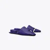 Tory Burch Pierced Mule In Blue
