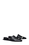 Tory Burch Pierced Mule In Black