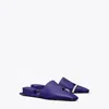 Tory Burch Pierced Mule In Blue