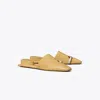 Tory Burch Pierced Mule In Brown