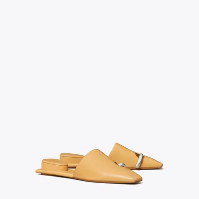 Tory Burch Pierced Mule In Cantucci/silver