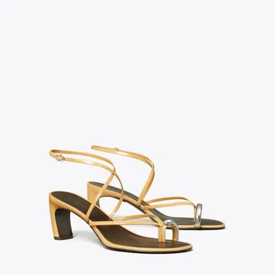 Tory Burch Pierced Multi-strap Heeled Sandal