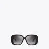 Tory Burch Pierced Oversized Square Sunglasses