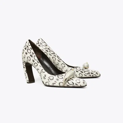 Tory Burch Pierced Pump In White