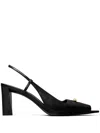Tory Burch Pierced Pumps In Black