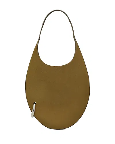 Tory Burch Pierced Shoulder Bag In Brown