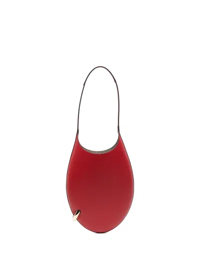 Tory Burch Pierced Shoulder Bag In Red