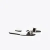 Tory Burch Pierced Slide In White