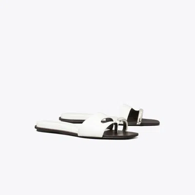 Tory Burch Pierced Slide In White
