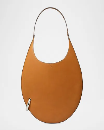 Tory Burch Pierced Smooth Leather Shoulder Bag