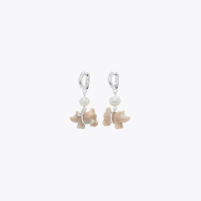Tory Burch Piggie Earrings In Gold