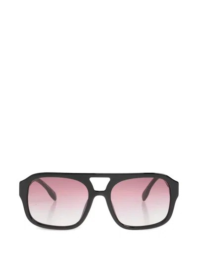 Tory Burch Pilot-frame Sunglasses In Black