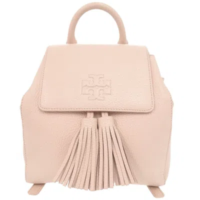 Pre-owned Tory Burch Pink Leather Backpack ()