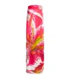 Tory Burch Pink Lily Print Strapless Maxi Dress In Pink