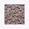 Tory Burch Pixel Flower Silk Square Scarf In Brown