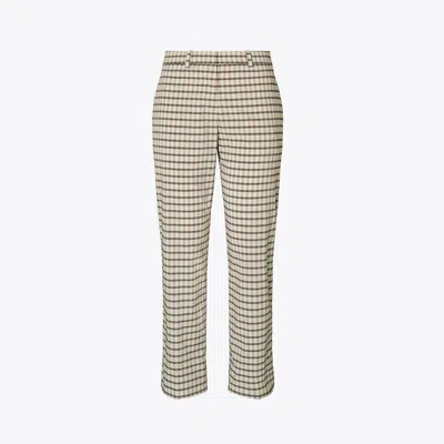 Tory Burch Plaid Golf Pant In Multi
