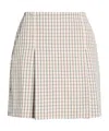Tory Burch Plaid Pattern Skirt In Multi
