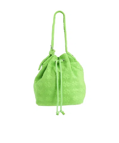 Tory Burch Plain Color Handbags In Green