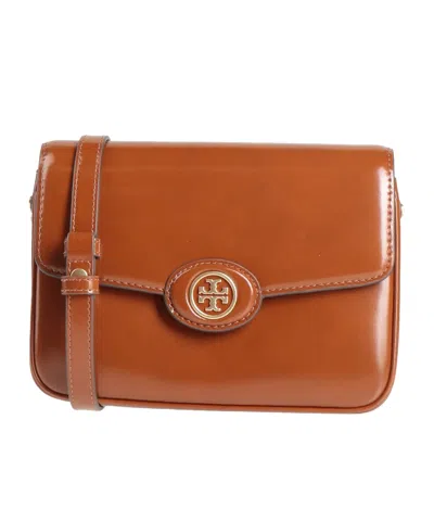 Tory Burch Plain Colour Across-body Bags In Brown