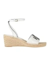 Tory Burch Plain Colour Espadrilles In Nude