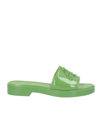 Tory Burch Plain Colour Slides In White