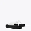 Tory Burch Platform Flip-flop In Optic White/black