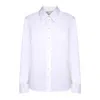 Tory Burch Pleated Detail Shirt In White