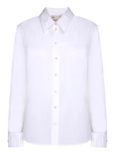 TORY BURCH PLEATED DETAIL SHIRT
