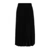 Tory Burch Black Viscose Blend Skirt