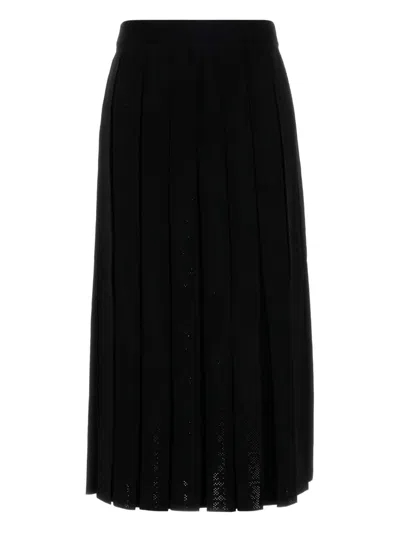 TORY BURCH PLEATED MIDI SKIRT