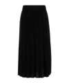 Tory Burch Black Viscose Blend Skirt