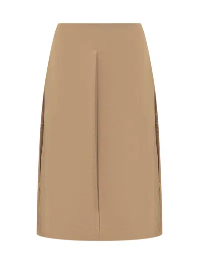 Tory Burch Pleated Skirt In Summer Sand