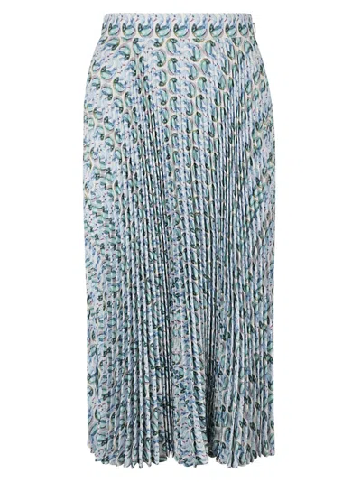 Tory Burch Pleated Skirt With Unique Pattern